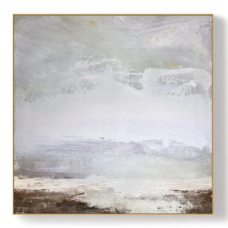 Scenic Gray Abstract Canvas Wall Art KLZ14 wall art